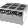 Fogão eléctrico + forno 6 placas   -Hotelequip.pt