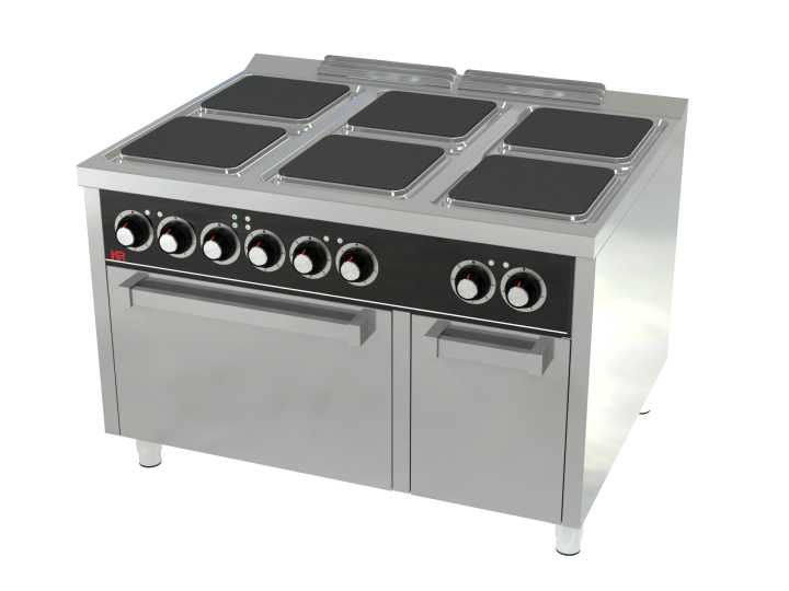 Fogão eléctrico + forno 6 placas -Hotelequip.pt Fogão eléctrico + forno 6 placas -Hotelequip.pt