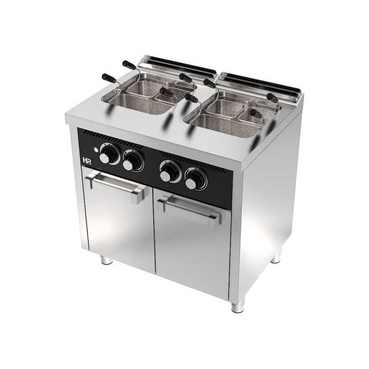 Cozedor de pasta a gás 25l + 25l com móvel -Hotelequip.pt Cozedor de pasta a gás 25l + 25l com móvel -Hotelequip.pt