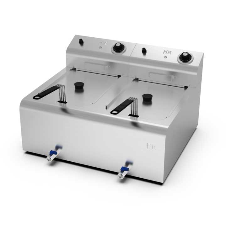 Fritadeira eléctrica 10l+10l (dupla) -Hotelequip.pt Fritadeira eléctrica 10l+10l (dupla) -Hotelequip.pt