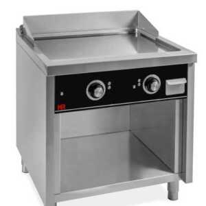 Fry-Top eléctrico com móvel aço rectificado FTE7508E   -Hotelequip.pt