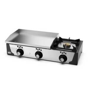 Fry - Top 600 a gás + fogão cromoduro -Hotelequip.pt