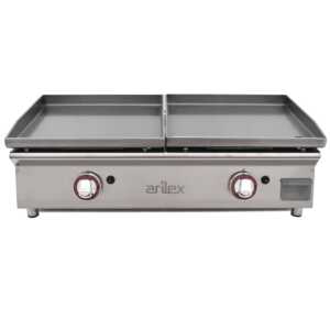 Placa de grelhar a gás (laminado 40 + laminado 40) 4040PGLLN