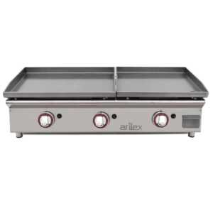 Placa de grelhar a gás (laminado 60 + laminado 40) 6040PGLLN