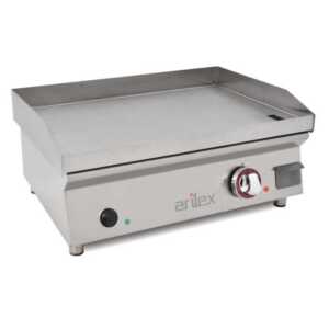 Placa de grelhar eléctrica -60 cm - aço retificado 60PERN