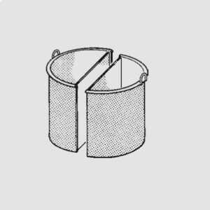 Cesto para cozedor de massas 150 L - 2 compartimentos