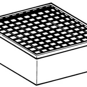 Lava mãos com sifão vertical em inox 40 cm