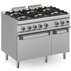 Fogão a gás 6 queimadores + forno a gás MFB711AFGXS