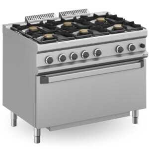 Fogão a gás 6 queimadores + forno a gás MFB711FGMXS