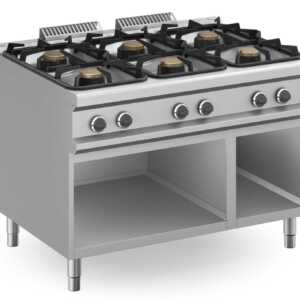 Fogão a gás 6 queimadores, móvel MFB912AXXS