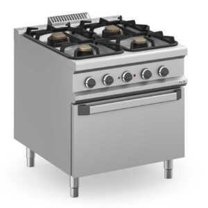 Fogão a gás 4 queimadores + forno eléctrico MFB98FEXXS