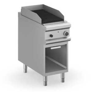 Churrasqueira a gás pedra Vulcânica 40cm, móvel MPLG94A