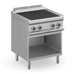 Fogão eléctrico 4 placas quadradas, móvel MPQR77A