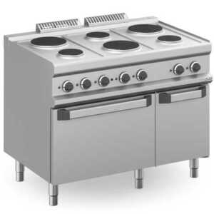 Fogão eléctrico 6 placas redondas ,móvel MPR711A