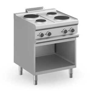 Fogão eléctrico 4 placas redondas, móvel MPR77A