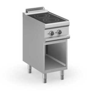 Fogão eléctrico Vitrocerâmica 2 placas, móvel MVC74A