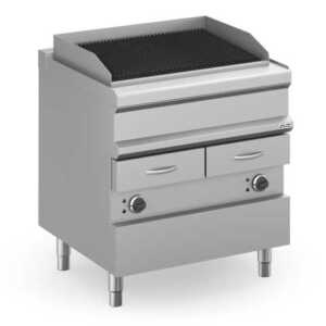 Grelhador eléctrico de água 80 cm, móvel  MWGE78