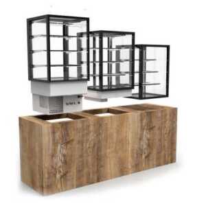 Vitrine aquecida DP-100-80CG