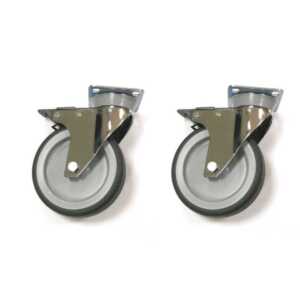 Kit rodas com travão 125 mm KR-125F (2)