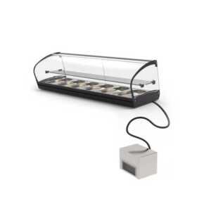 Vitrine refrigerada de bancada com grupo remoto V24GR