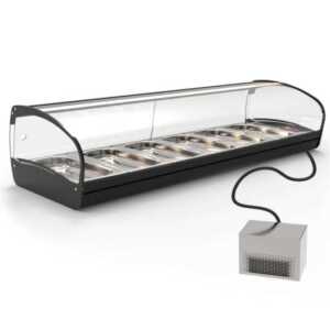 Vitrine refrigerada de bancada com grupo remoto SK6GRP