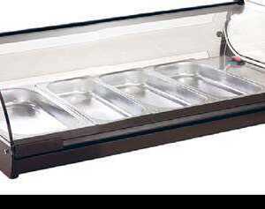 Vitrine aquecida de bancada C24