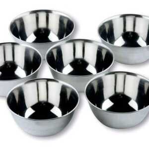 Kit 6 Tigelas Pequenas Inox