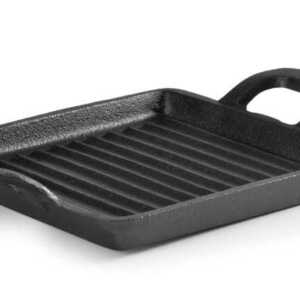 Mini Chapa para Grelhar Ferro Grill Quadrada Magma