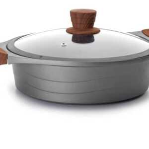 Panela Baixa com Tampa Vidro Stilo