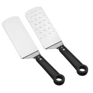 Espátula Em Inox Cabo Preto