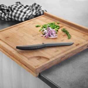 Tábua de Corte Duplo em Bambu Natural