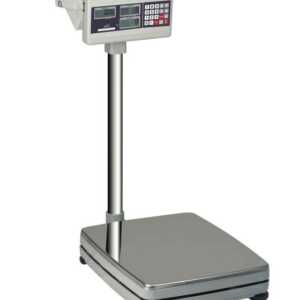 Balança 150 kg Eletrônica de Solo com Base Inox Quadrada