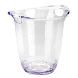 Cubo Enfriabotellas Acrílico Transparente Flor