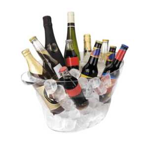 Balde de Gelo para Garrafas Acrílico Transparente