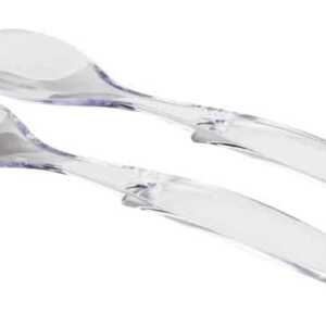 Suporte + Colher Acrílica para Salada