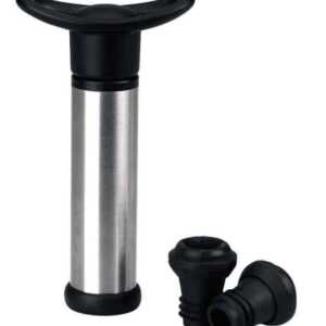 Bomba Saca Rolhas Manual de Vácuo Inox 18/10