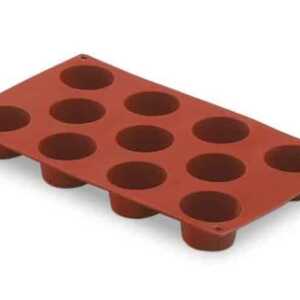 Molde Os Mini Muffin 11 Cavidades Silicone Pastryflex