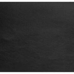 Toalha de Mesa Individual de Couro Granulado Preta Retangular