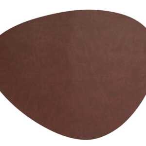 Toalha de Mesa Individual de Couro Marrom Lacor