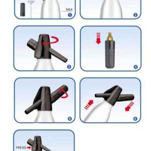 Garrafa Sifão CO2 Alumínio
