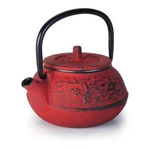 Chaleira Ferro Fundido 0,25 L Vermelha