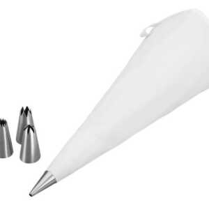 Manga Pastelaria 30 cm + 4 Bicos