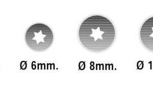 Conjunto de 6 Bicos Estrelas