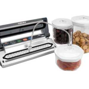 Set 3 recipientes a Vácuo Casa + Adaptador