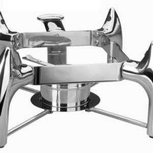 Suporte Chafing Dish Luxe Gastronorm Em Inox, 1/2