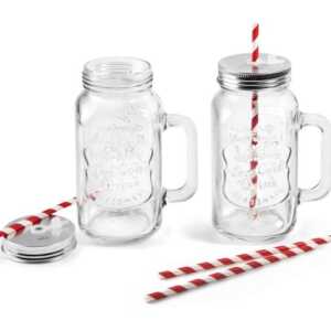 Conjunto de 2 Jarras de Vidro MIX & GO