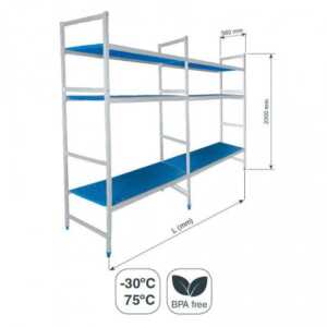 Estante Dupla 3 prateleiras