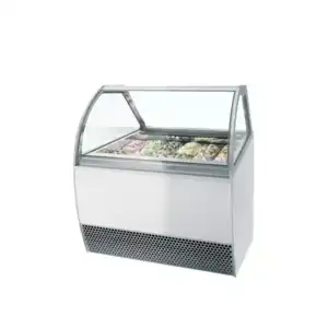 Vitrine expositora para gelados com display ventilado  MILLENNIUM LX12