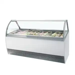 Vitrine expositora para gelados com display ventilado  MILLENNIUM LX24