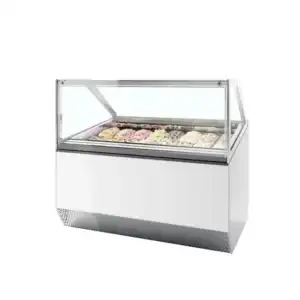 Vitrine expositora para gelados com display ventilado  MILLENNIUM ST16